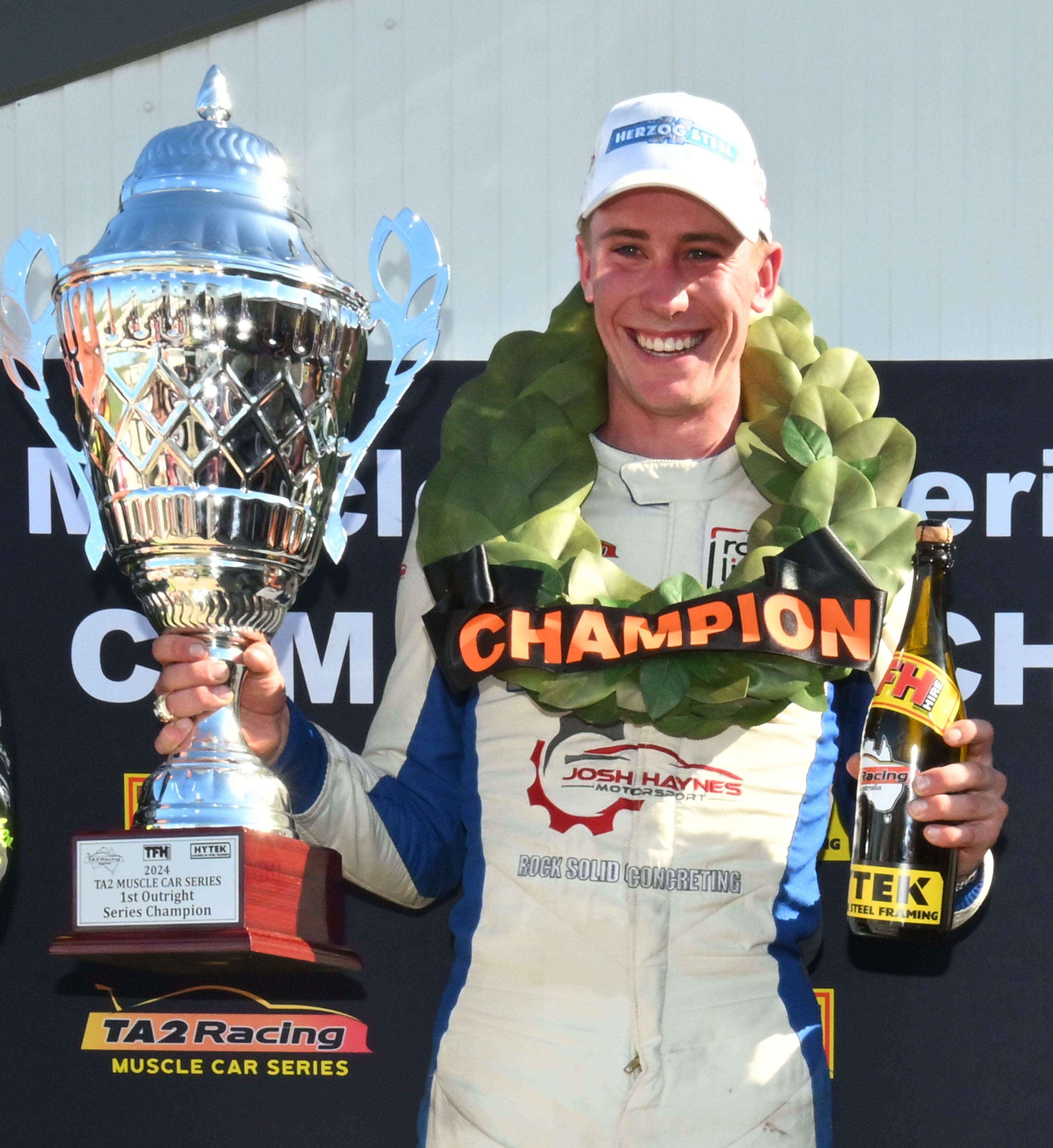 Josh Haynes wins 2024 TFH Hire Muscle Car Series framed by Hytek Steel Framing at One Raceway Josh Haynes wins 2024 TFH Hire Muscle Car Series framed by Hytek Steel Framing at One Raceway